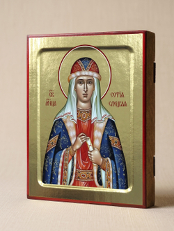 Икона Софии Слуцкой, мученицы на дереве: 125 х 160 (Синопсисъ)