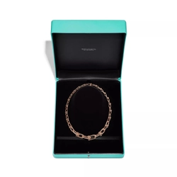 Колье из розового золота 18k,Tiffany 💠Hard Wear Gradueted link. Единственное в наличии