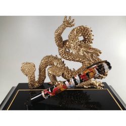 Visconti Dragon корпус смола вст сер 925пр позол лак перо пал23кт (Vs-648-02M)