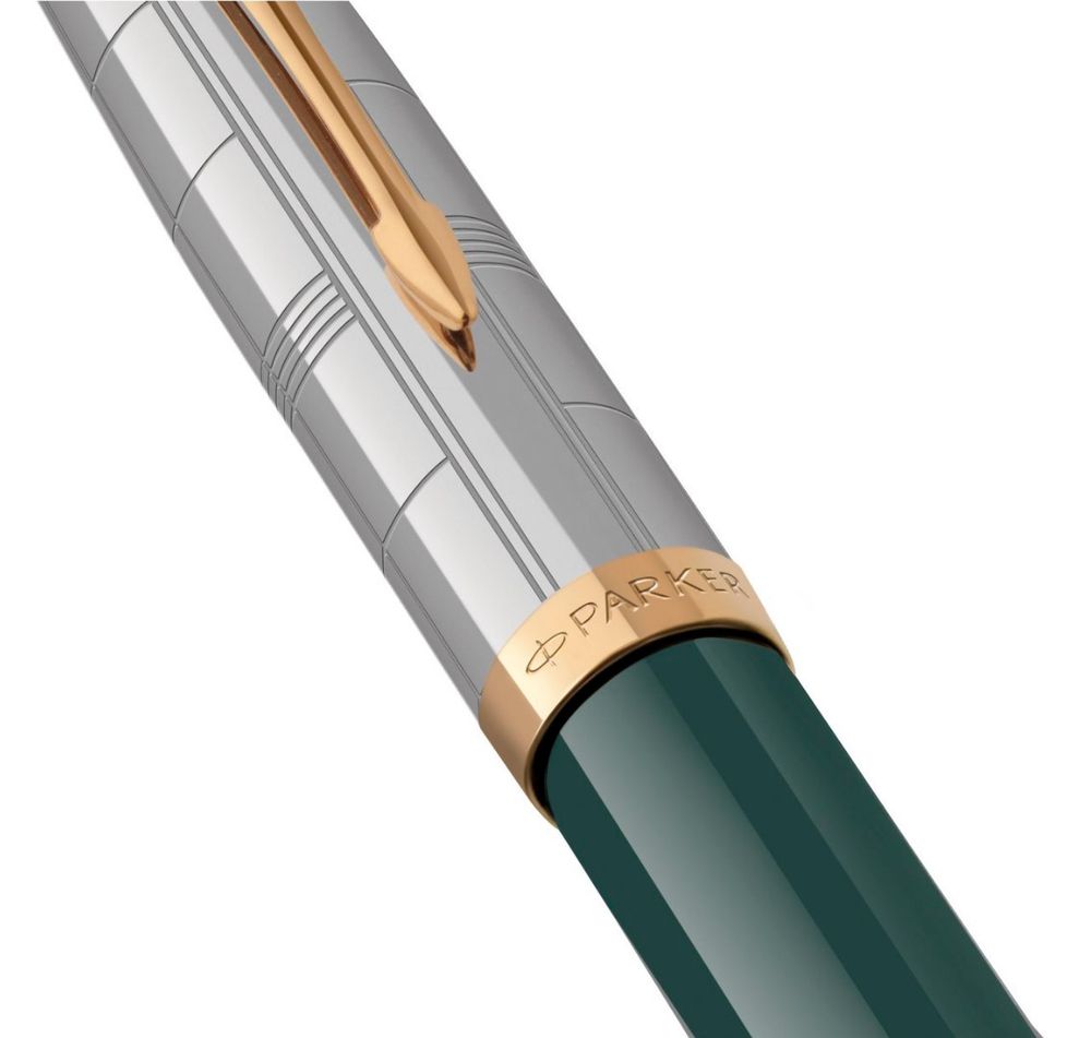 Шариковая ручка Parker 51 Premium Forest Green GT (2169076) 2
