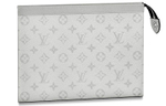LOUIS VUITTON Pochette Voyage Monogram Eclipse 6 Card Slot Mm Antartica