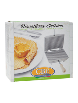 Электрическая вафельница CBE 5035100 прямоугольная электровафельница для тонких хрустящих вафельных трубочек, толщина 1,5 мм