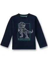 Лонгслив с динозавром Sanetta KIDSWEAR