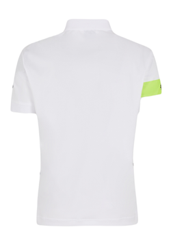Мужское теннисное поло EA7 Man Jersey Polo Shirt - white