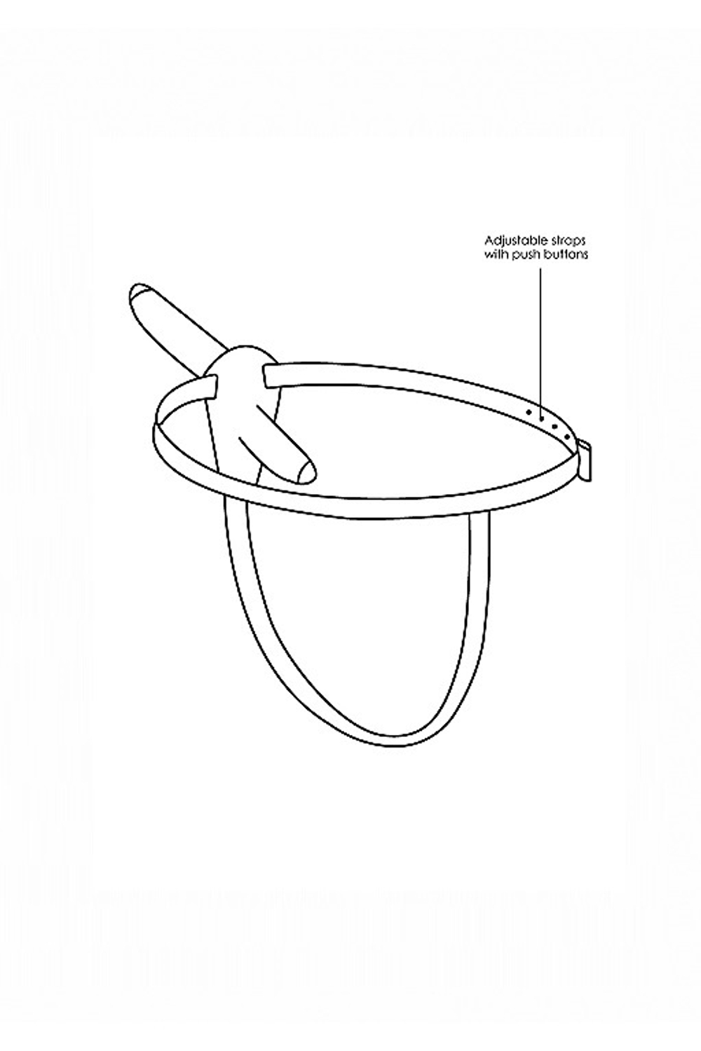 Двойной страпон Adjustable