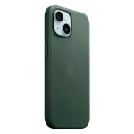 Тканевый чехол с поддержкой MagSafe Apple FineWoven Case для iPhone 15, Evergreen (Вечнозеленый)