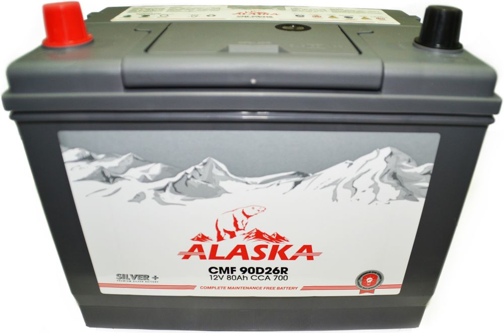 ALASKA CMF 6CT- 80 ( 90D26 ) аккумулятор ALASKA CMF 6CT- 80 ( 90D26 ) аккумулятор