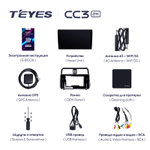 Teyes CC3 2K 10,2"для Toyota Land Cruiser Prado 2017-2018
