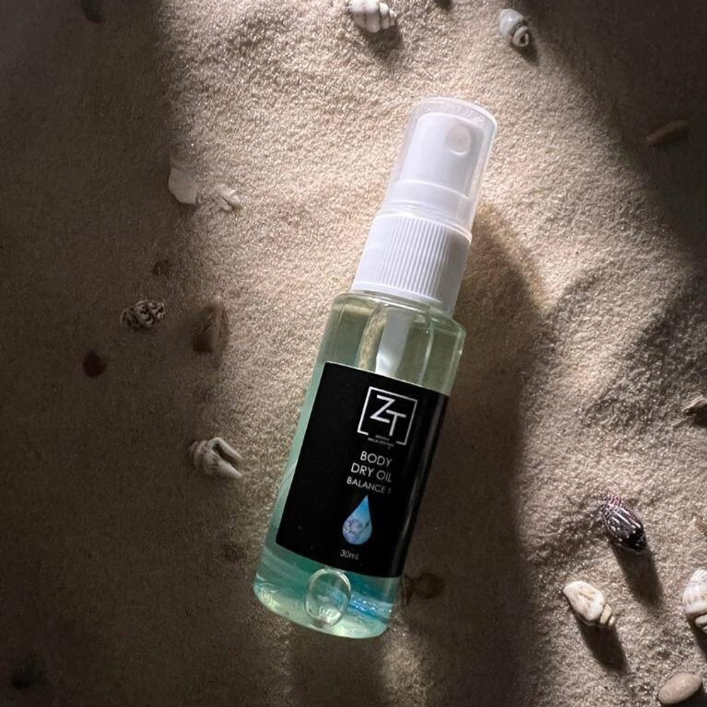 ZT Сухое масло для рук с мерцанием "Fragrance 1" 30 мл.