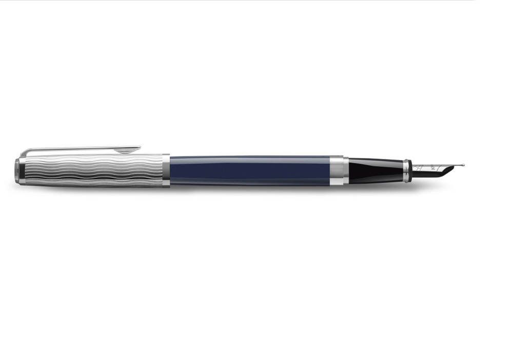 Перьевая ручка Waterman "Exception SE Deluxe Blue CT" синяя, перо:M , в подарочной упаковке.