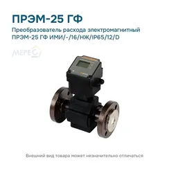 Преобразователь расхода электромагнитный ПРЭМ-25 ГФ ИМИ/-/16/НЖ/IP65/12/D