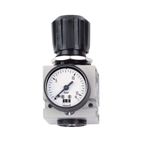 Регулятор давления с манометром DM 1/4 W Schneider airsystems DGKD202002