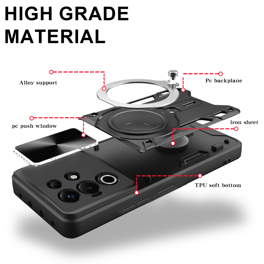 Чехол с кольцом Big Ring Case для Samsung Galaxy S24 Ultra