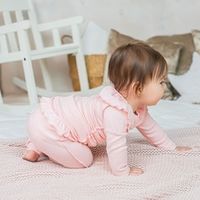 Лонгслив с рюшей "Ягодный мусс" 0+