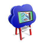 Детский интерактивный комплекс KidCloud 27P (2 экрана)