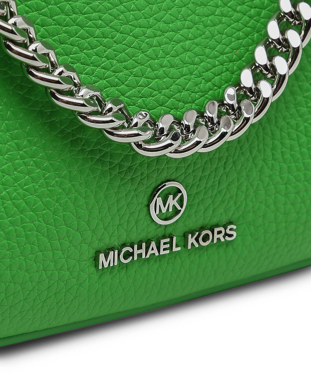 Кожаная сумка хобо Michael Kors - зеленый(32R3SP1C1L)