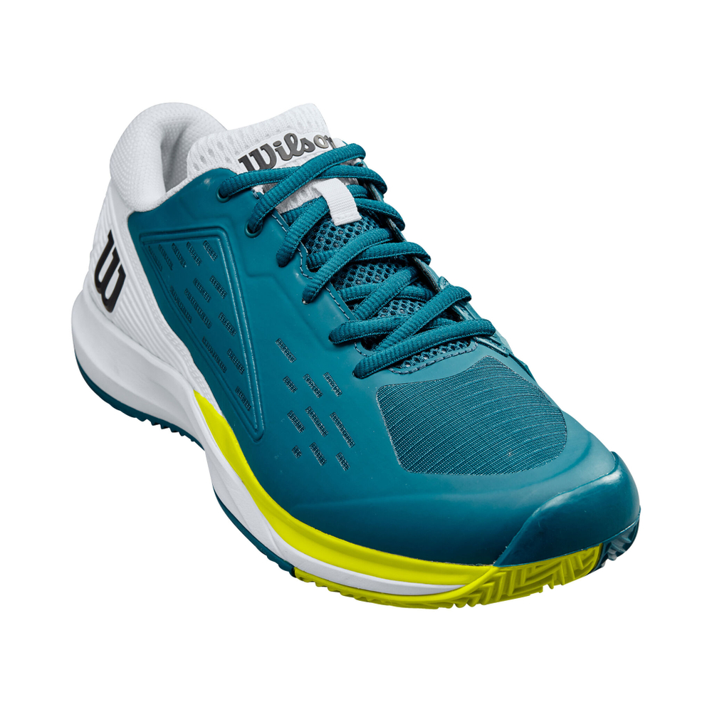Мужские теннисные кроссовки Wilson Rush Pro Ace Clay Court Shoe Men - Petrol, Neon Green