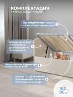 Диван - кровать с подъёмным механизмом 180х90 см Крекер Ап ткань Микровелюр