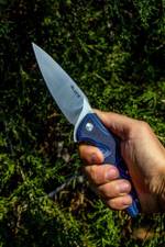 Нож Ruike Fang P105 черно-синий, P105-Q