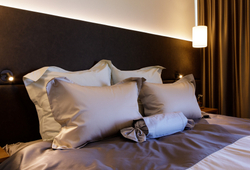 Постельное белье семейное Von der Thannen Twist grey&beige Бежевый##Серый