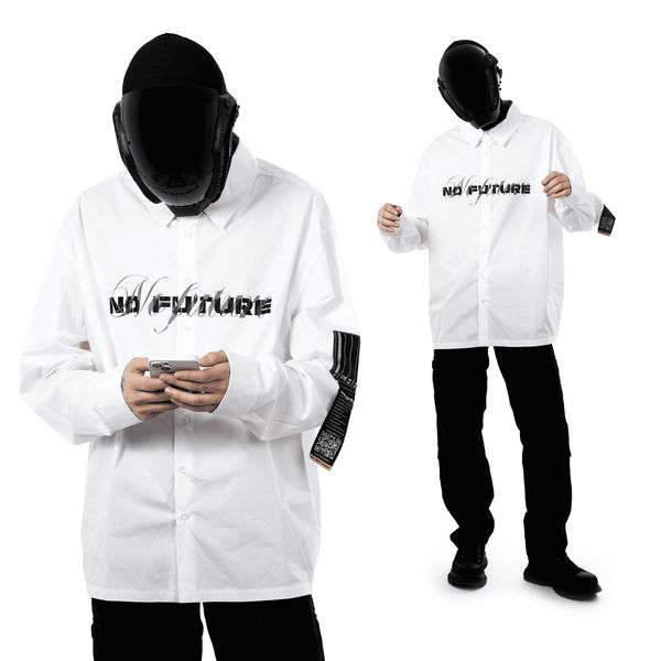 Рубашка Desk Jockey Oversize Cotton белая - фото 2