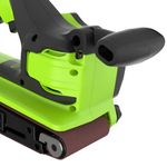 Ленточная шлифовальная машина акк. Greenworks G24BS, 24V, б/щет, 75х457мм, 259 м/мин,1х2Ач,ЗУ,кор (3100607CUA)