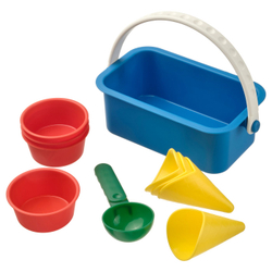 IKEA SANDIG  (ИКЕА САНДИГ)  -  Набор для песочного мороженого, 10 шт - разноцветный
