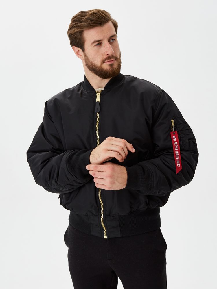 Куртка бомбер Alpha Industries MA-1 Black Куртка бомбер Alpha Industries MA-1 Black
