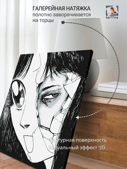 Картина "Дзюндзи Ито", галерейная 50х70см 1шт.