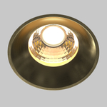 Встраиваемый светодиодный светильник Maytoni Round DL058-12W3K-TRS-BS