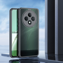 Тонкий чехол с мягкими черными рамками от Dux Ducis для OPPO Reno12 F (5G, 4G) и OPPO F27, серия Aimo Series Case