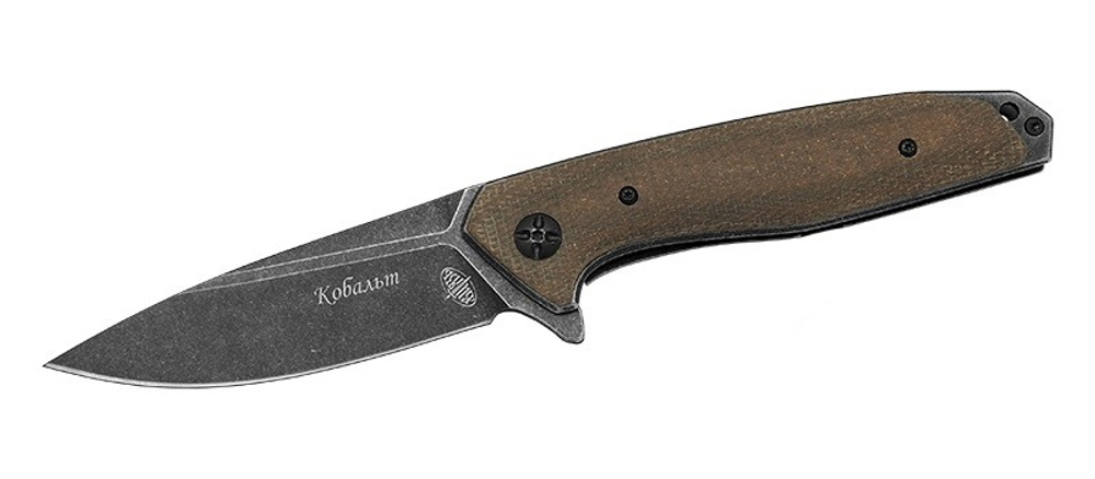 Складной нож Кобальт, 95х18, рукоять сталь, текстолит, B5203