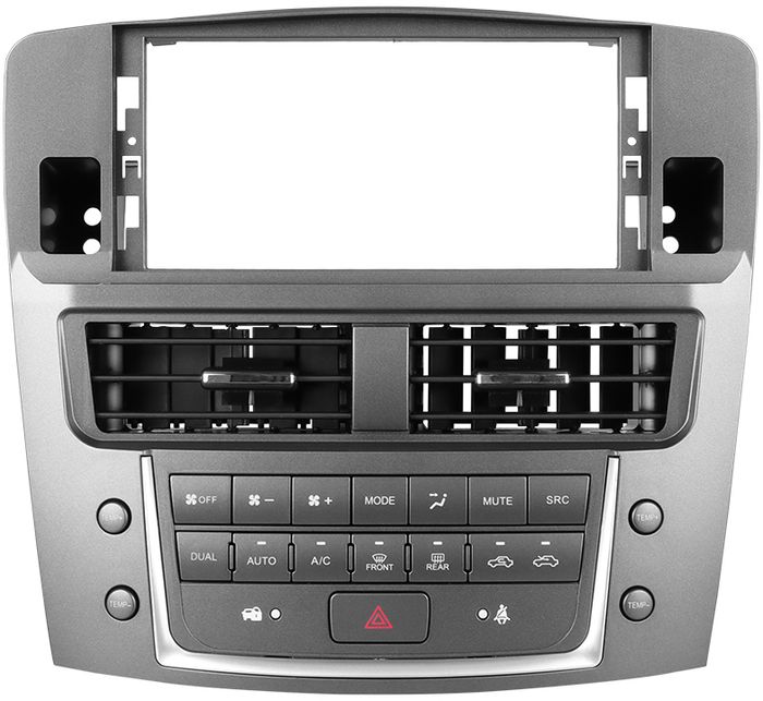 Магнитола для Lexus IS250 XE20 2005-2013 (ШГУ монохром, рамка LUX) - Teyes LUX ONE 360 монитор 12.3" 2K QLED на Android 10, Быстрая, CarPlay, 4G SIM-слот, 4 камеры в комплекте