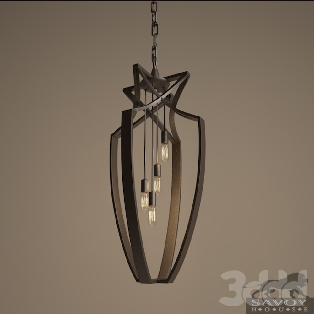 Savoy House Windsung 4 Light Foyer Pendant