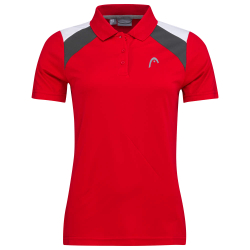 Женское поло Head Club 22 Tech W - red