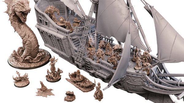 Завистливая буря Envious Tempest Миниатюры 32-56-75мм (Нет / 75mm / Charlotte the Snake Bust)