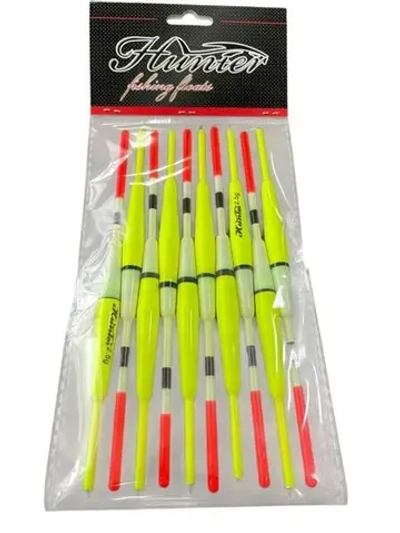 попловок Hunter 2 ,5 ГР пачка 10 штук длини поплавка 17 см