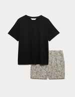 Пижамный комплект из смеси хлопка T37004644F - Marks & Spencer