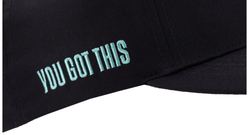 Теннисная кепка Head Boom Cap - black/mint
