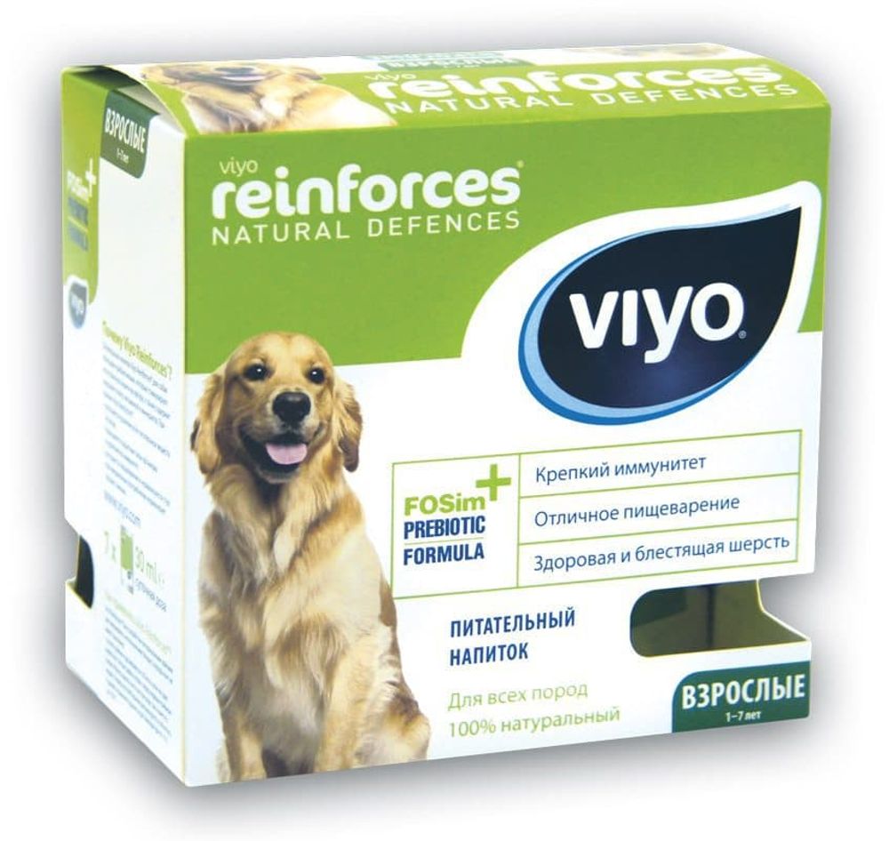 VIYO Reinforces Dog Adult пребиотический напиток для взрослых собак 7х30 мл VIYO Reinforces Dog Adult пребиотический напиток для взрослых собак 7х30 мл