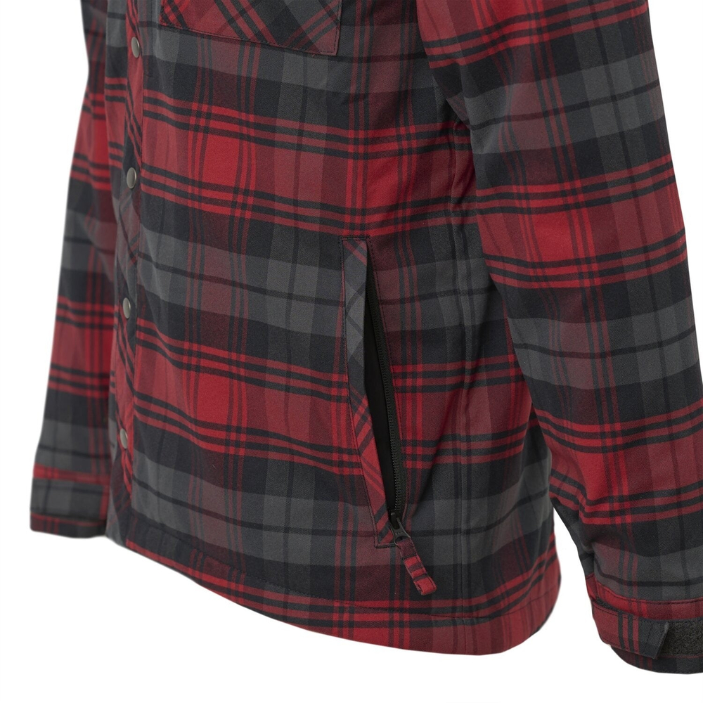 Рубашка Helikon-Tex Winter Warden Shirt Slate Crimson Plaid (3XL/Regular, Slate Crimson Plaid)
