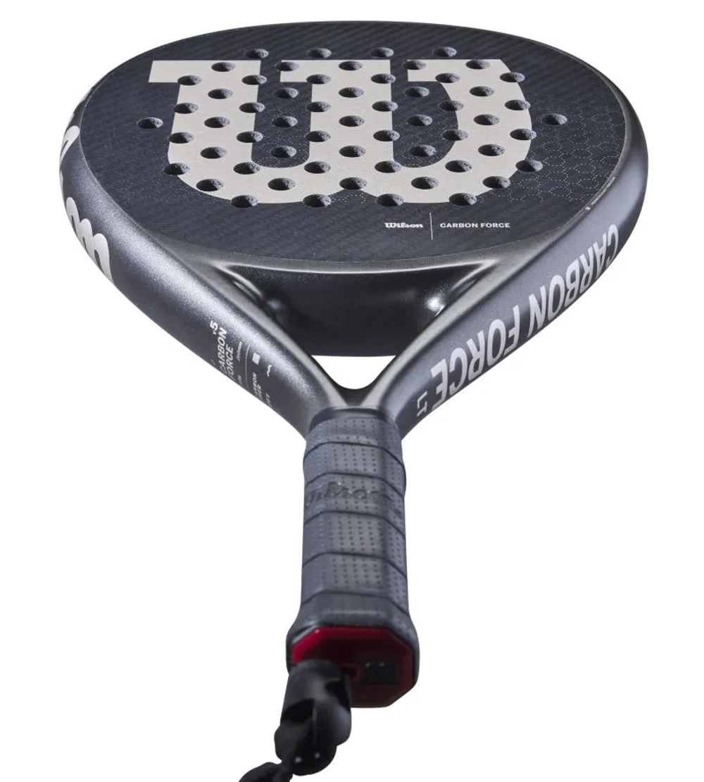 Ракетка для Padel Wilson Carbon Force LT Padel - black/grey