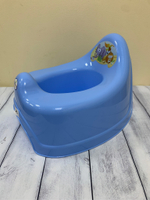 Горшок детский "Сафари" (муз.) (blue-голубой)