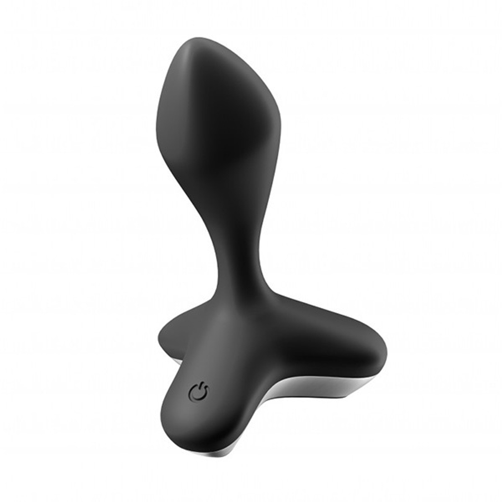Черная анальная пробка 11,5см с вибрацией Satisfyer Game Changer Black