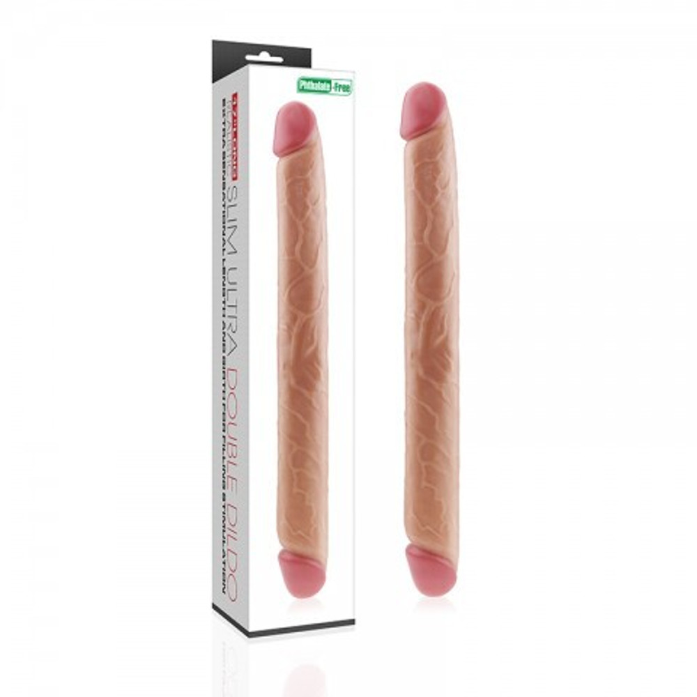 Двусторонний фаллоимитатор Lovetoy Slim Ultra Double (42,5×4,5 см)