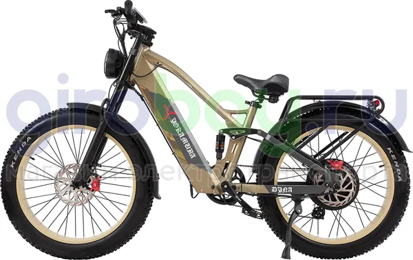 Электровелосипед Yokamura Dyna 2500W (52V/30Ah) - Military Khaki фото №5