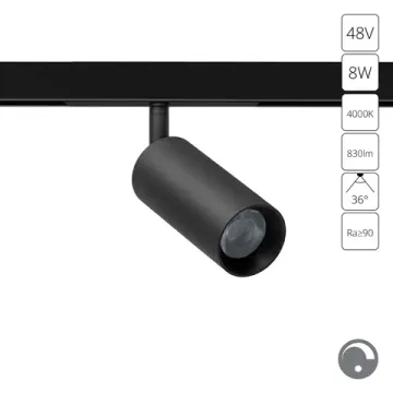 Магнитный трековый светодиодный светильник 8W 4000K A7470PL-1BK черный Optima Arte Lamp