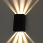 Фасадный светильник Arte Lamp ALGOL A5640AL-2BK, 2хLED