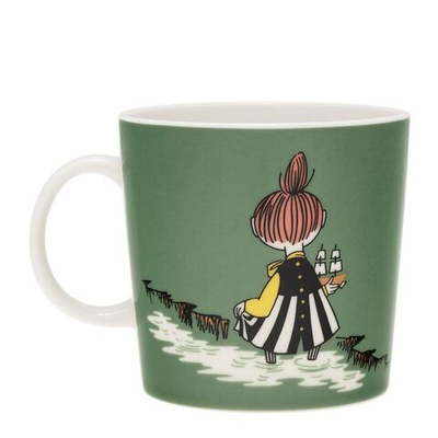 Moomin Кружка Arabia Muumi muki, Little My, зеленая, 400 мл (Из Финляндии)