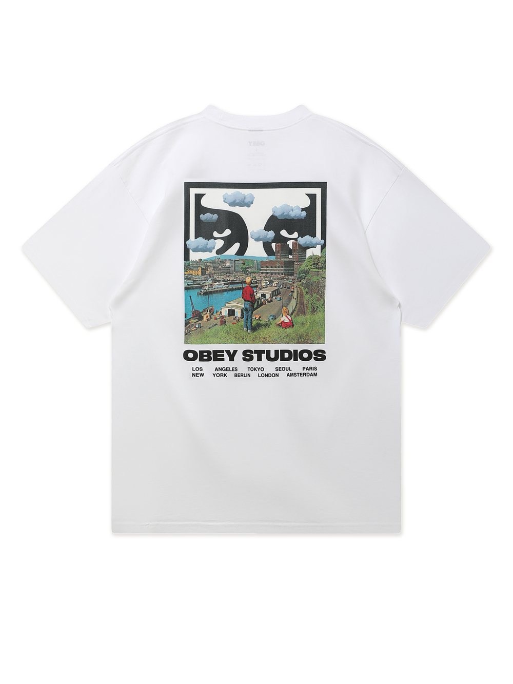 Мужская Футболка Obey Sky Face